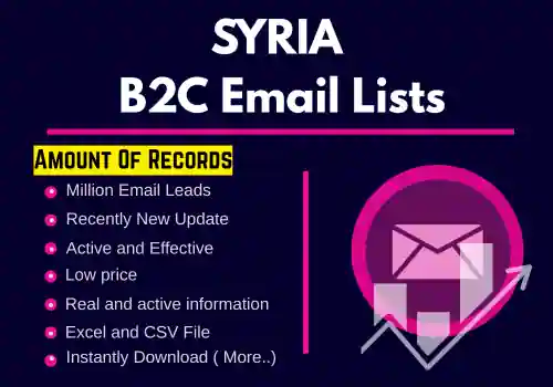 SYRIA Consumer Email Database